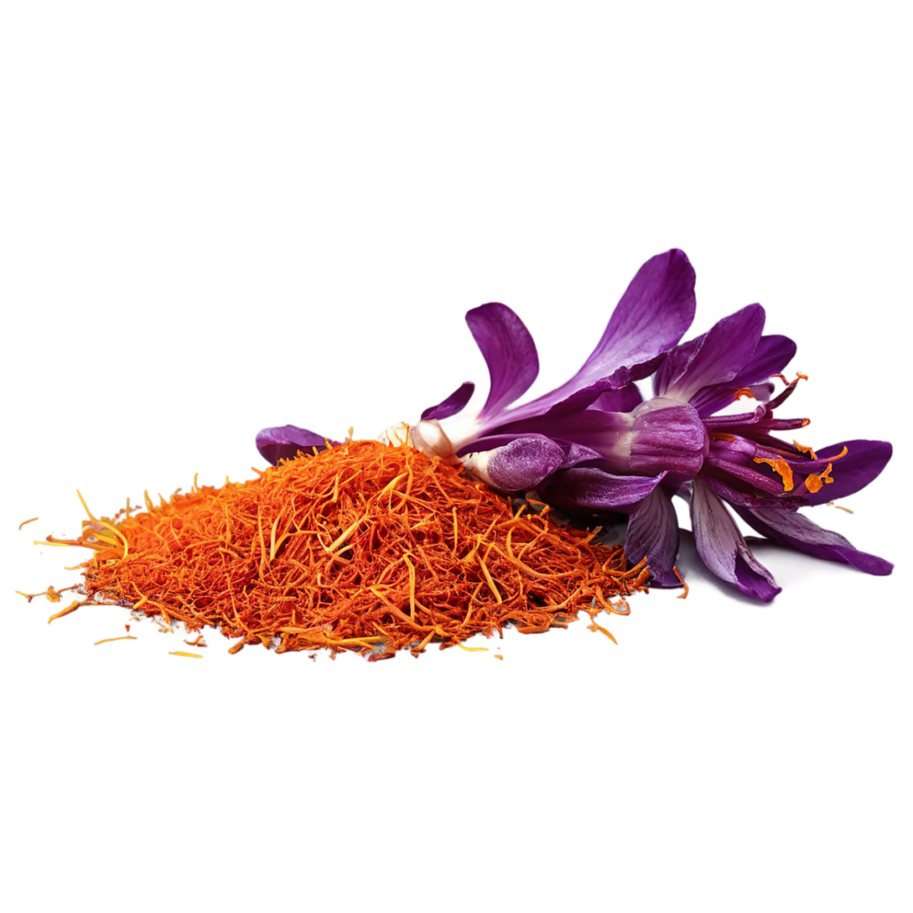 ai generated, saffron, spices, transparent, background, food, zafran, za'afaran, fan hong hua, safran, zaffarano, azafrán, krokos, kesar
